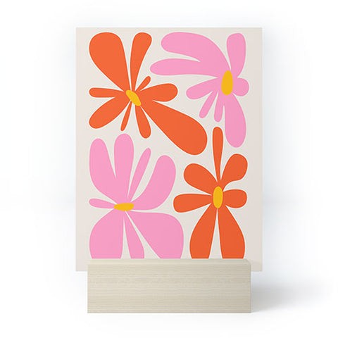 ayeyokp Bloom Peach Matisse Mini Art Print