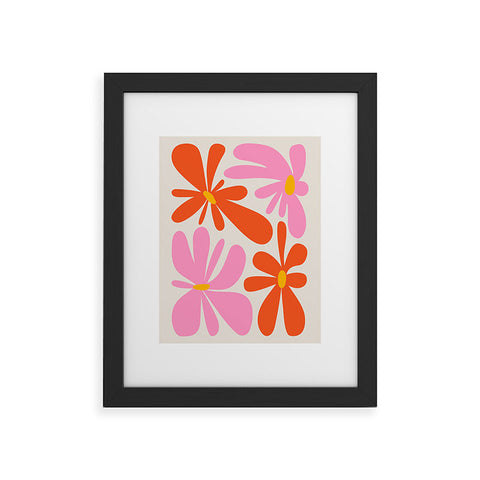 ayeyokp Bloom Peach Matisse Framed Art Print
