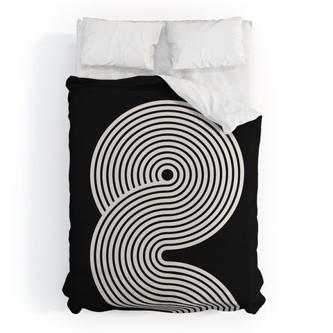 ayeyokp Candy Joyride Black White Duvet Cover