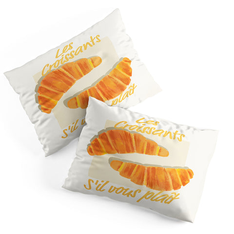 ayeyokp Croissants Vintage Retro Pillow Shams
