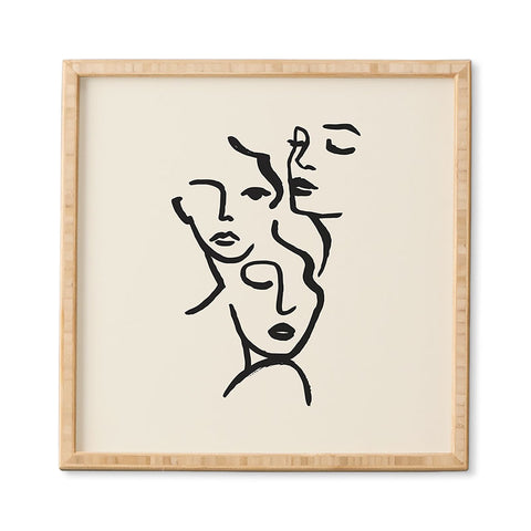 ayeyokp Faces I Framed Wall Art