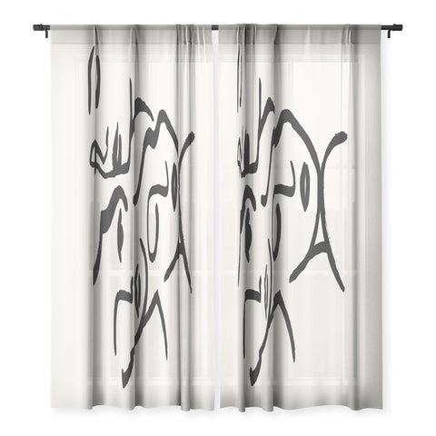 ayeyokp Faces I Sheer Non Repeat