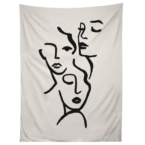 ayeyokp Faces I Tapestry