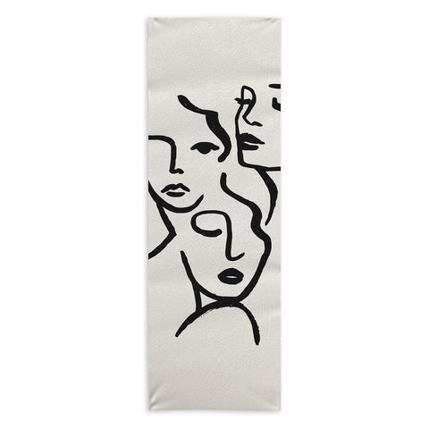 ayeyokp Faces I Yoga Towel