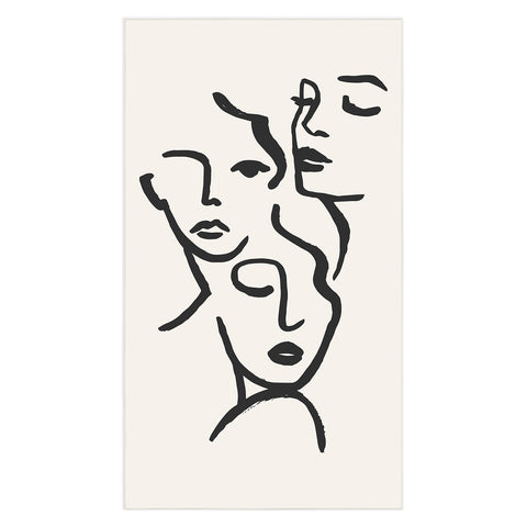 ayeyokp Faces I Tablecloth