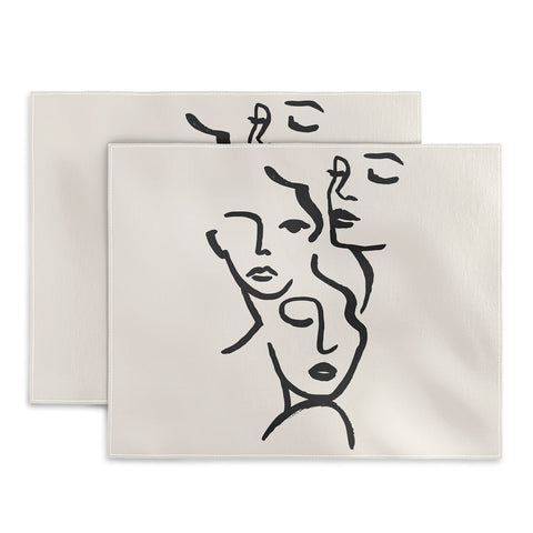 ayeyokp Faces I Placemat