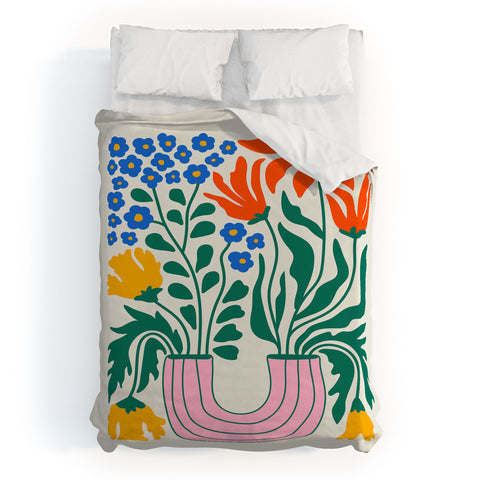ayeyokp Flower Market 04 Madrid Duvet Cover
