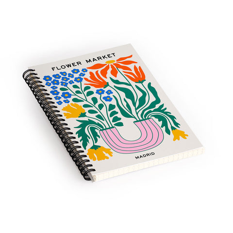 ayeyokp Flower Market 04 Madrid Spiral Notebook