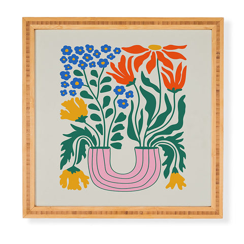 ayeyokp Flower Market 04 Madrid Framed Wall Art