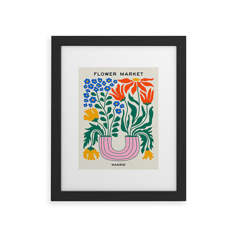 ayeyokp Flower Market 04 Madrid Framed Art Print