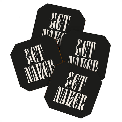 ayeyokp Get Naked Night Edition Coaster Set