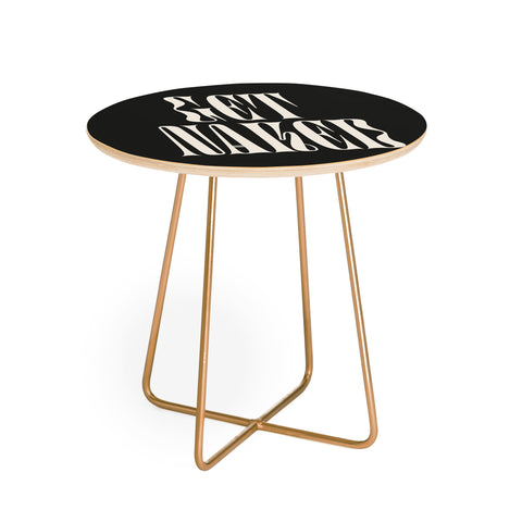 ayeyokp Get Naked Night Edition Round Side Table