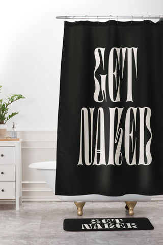 ayeyokp Get Naked Night Edition Shower Curtain And Mat