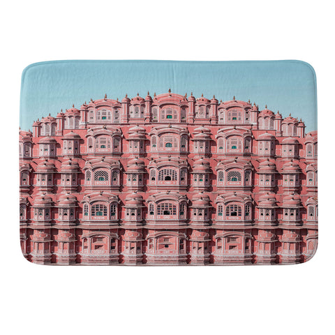 ayeyokp Hawa Mahal Pink Palace Memory Foam Bath Mat