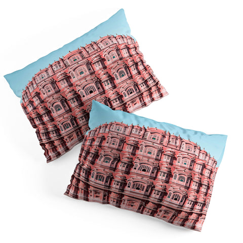 ayeyokp Hawa Mahal Pink Palace Pillow Shams