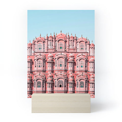 ayeyokp Hawa Mahal Pink Palace Mini Art Print