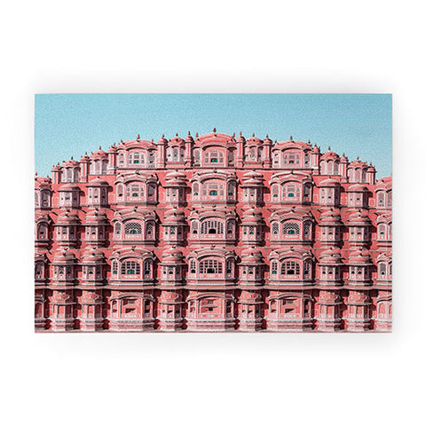 ayeyokp Hawa Mahal Pink Palace Welcome Mat