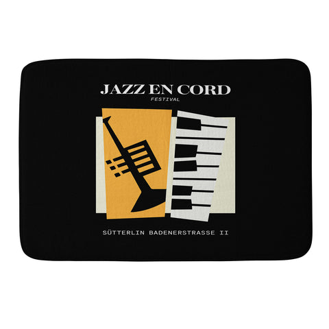 ayeyokp Jazz Bauhaus II Memory Foam Bath Mat