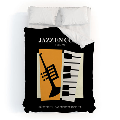 ayeyokp Jazz Bauhaus II Duvet Cover