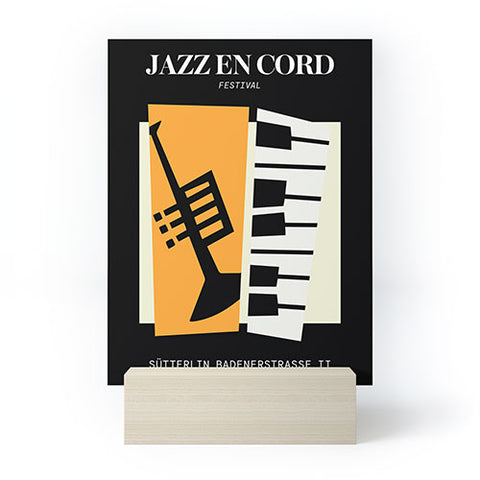 ayeyokp Jazz Bauhaus II Mini Art Print