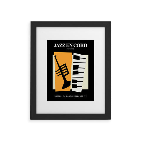 ayeyokp Jazz Bauhaus II Framed Art Print