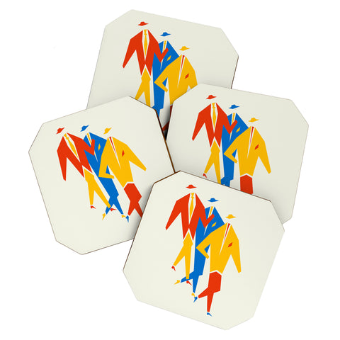 ayeyokp Men Bauhaus IV Coaster Set