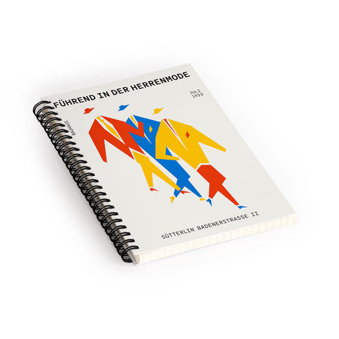 ayeyokp Men Bauhaus IV Spiral Notebook