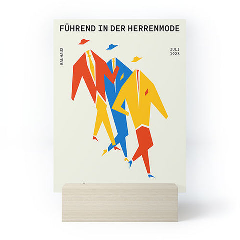 ayeyokp Men Bauhaus IV Mini Art Print