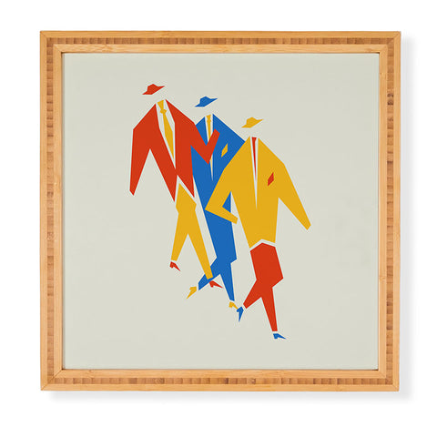 ayeyokp Men Bauhaus IV Framed Wall Art