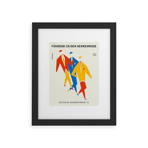 ayeyokp Men Bauhaus IV Framed Art Print