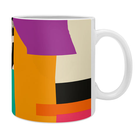 ayeyokp Mid Century Collage PATTERN 0 Coffee Mug