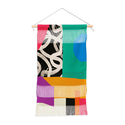 ayeyokp Mid Century Collage PATTERN 0 Wall Hanging Portrait