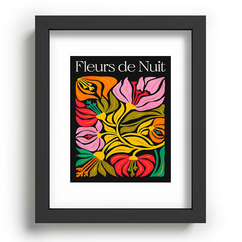 ayeyokp Night Flowers Fleurs de Nuit Recessed Framing Rectangle