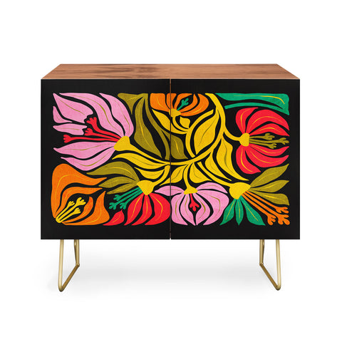 ayeyokp Night Flowers Fleurs de Nuit Credenza