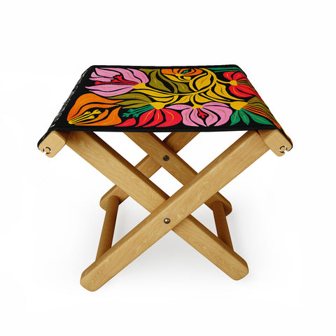 ayeyokp Night Flowers Fleurs de Nuit Folding Stool