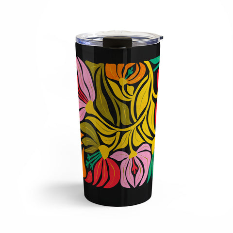 ayeyokp Night Flowers Fleurs de Nuit Travel Mug