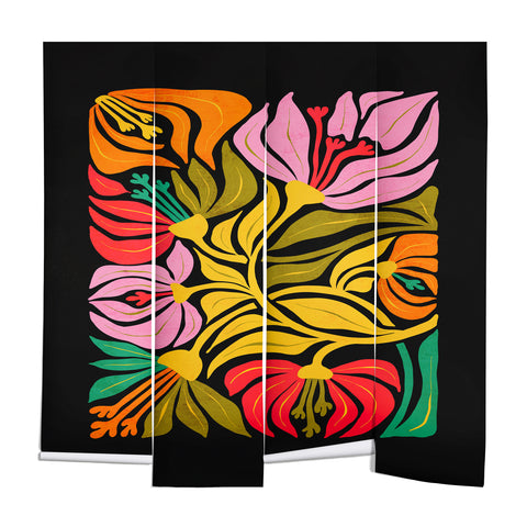 ayeyokp Night Flowers Fleurs de Nuit Wall Mural