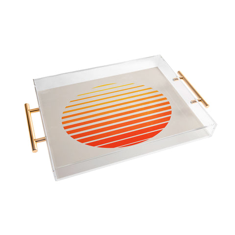 ayeyokp Palm Springs 3 Rising Sun Edit Acrylic Tray