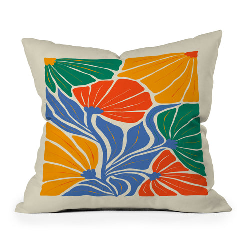 ayeyokp Starlight Summer Foliage Throw Pillow