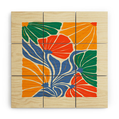 ayeyokp Starlight Summer Foliage Wood Wall Mural