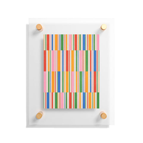 ayeyokp Stripes PATTERN 01 The Retro Floating Acrylic Print