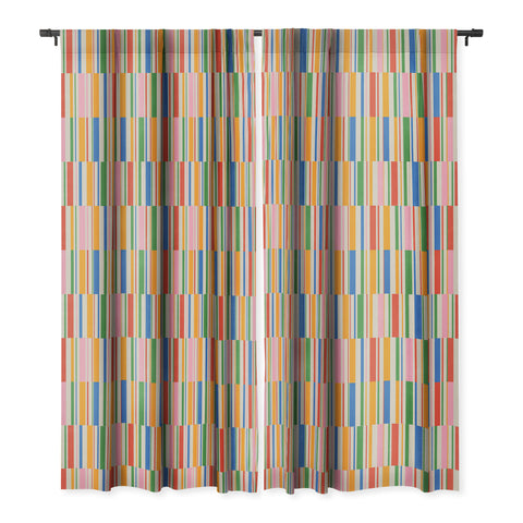 ayeyokp Stripes PATTERN 01 The Retro Blackout Window Curtain