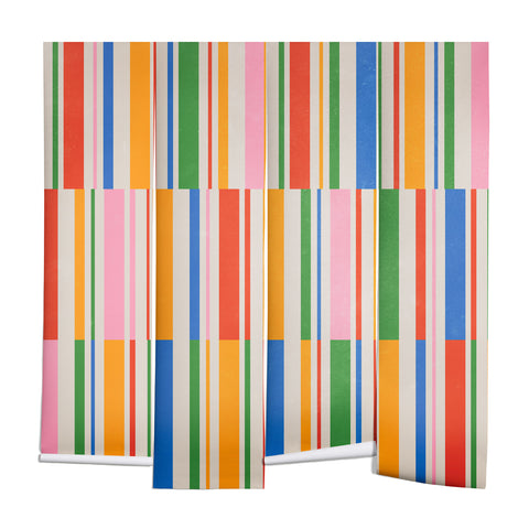 ayeyokp Stripes PATTERN 01 The Retro Wall Mural
