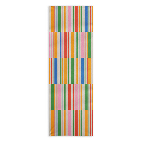 ayeyokp Stripes PATTERN 01 The Retro Yoga Towel
