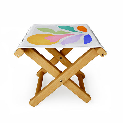 ayeyokp Sun and Leaves Matisse Pastel Series 04 Folding Stool
