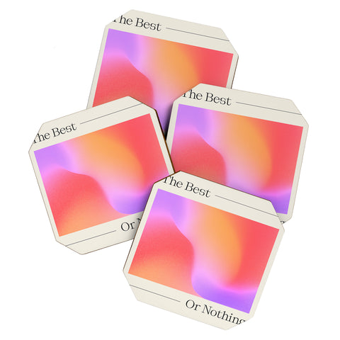 ayeyokp The Best Or Nothing Coaster Set