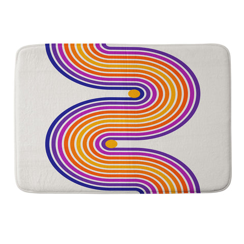 ayeyokp The Groove Retro 80s Edition Memory Foam Bath Mat