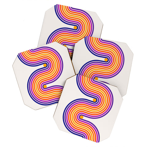 ayeyokp The Groove Retro 80s Edition Coaster Set