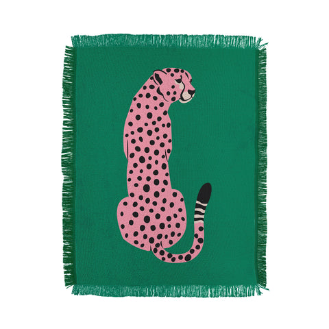 ayeyokp The Stare Pink Cheetah Edition Throw Blanket