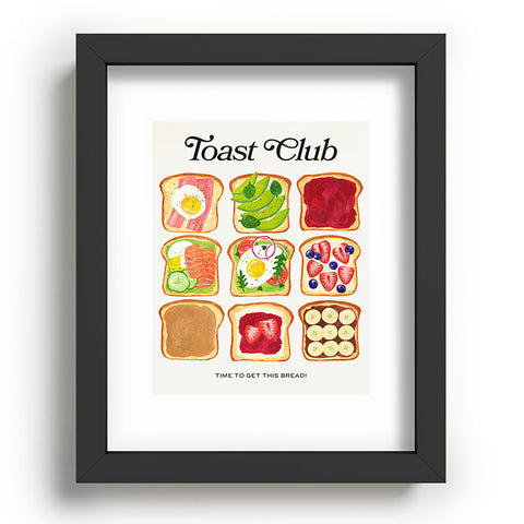 ayeyokp The Toast Club Brunch Art Recessed Framing Rectangle